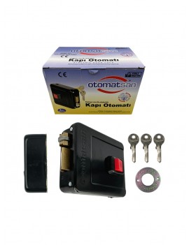 Otomatsan Elektrikli Kapı Otomat Kilidi Siyah (13MM-52MM)