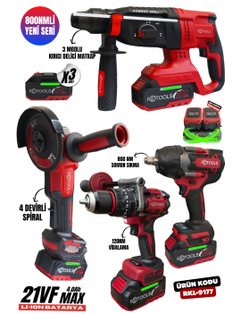 RETOOLS BORDO 800NM’Lİ 4’LÜ SET (120NM VİDALAMALI)